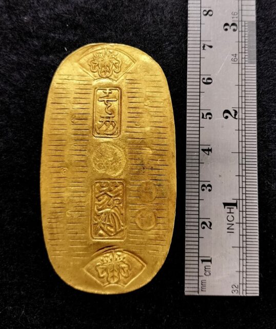 享保小判 金貨 目方約17.7g 桐箱入り