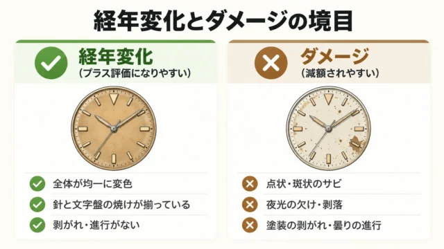 経年変化とダメージの境目はどこにあるのか