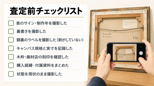 査定前に確認しておきたいチェックリスト
