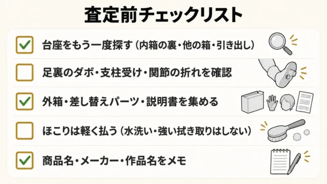 査定前に確認しておきたいチェックリスト
