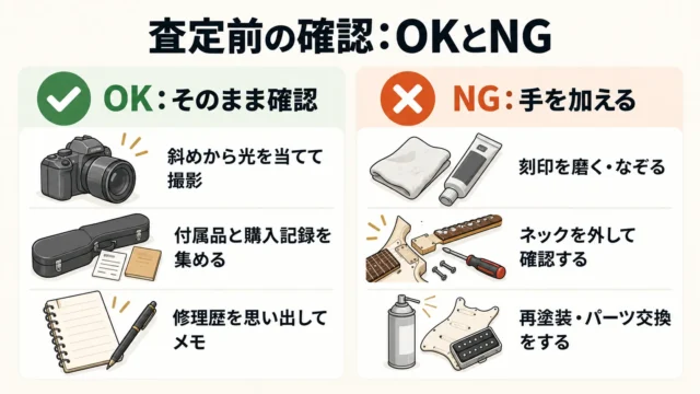 査定前に自分でできる確認と、やってはいけないこと