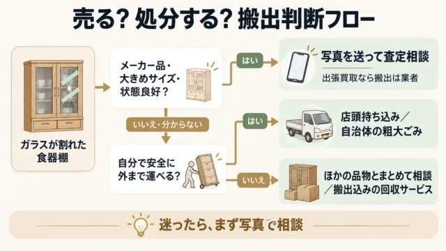 3つの選択肢を比べる