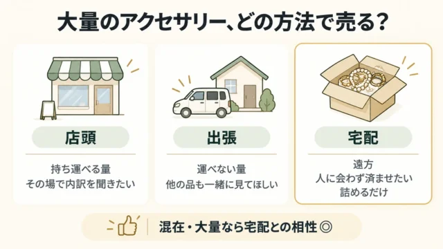 大量に売るときの方法比較