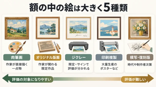 肉筆・版画・ジクレー・印刷複製の違いを整理する