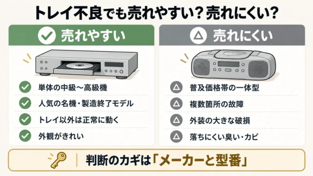 売れやすいケース・売れにくいケースの違い