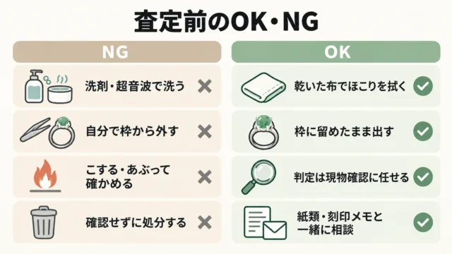 「偽物かもしれない」と先に処分する