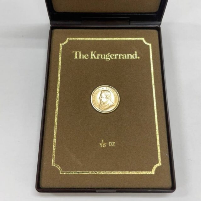 クルーガーランド金貨 1984年 南アフリカ共和国 1/10oz K22