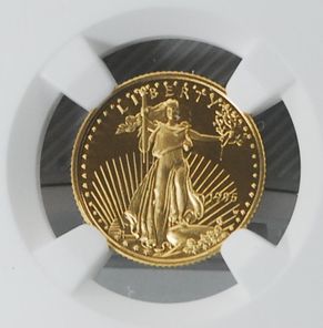 1995W アメリカンイーグル 5ドル金貨 NGC PF70 ULTRA CAMEO