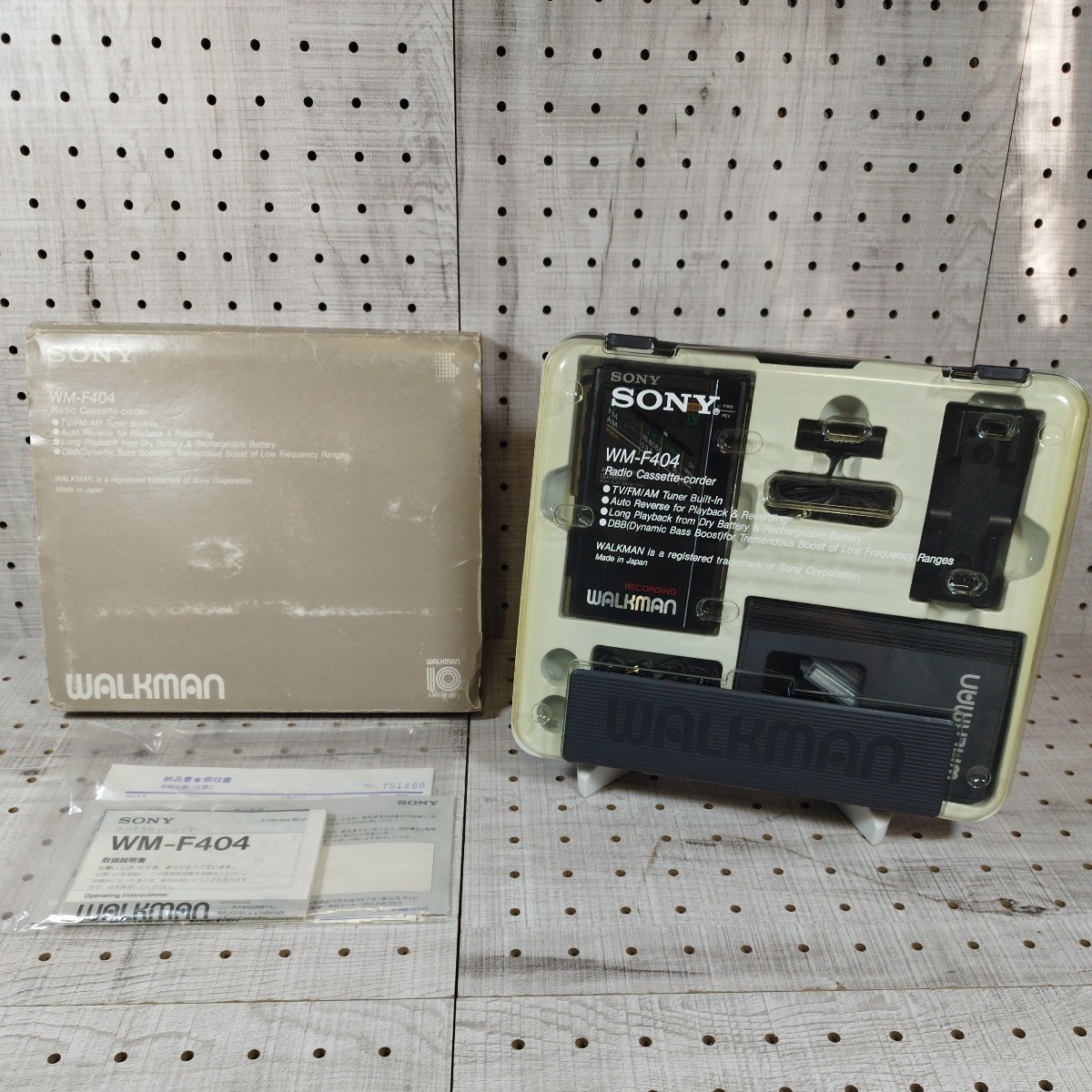 SONY ソニー WALKMAN WM-F404 ラジカセ