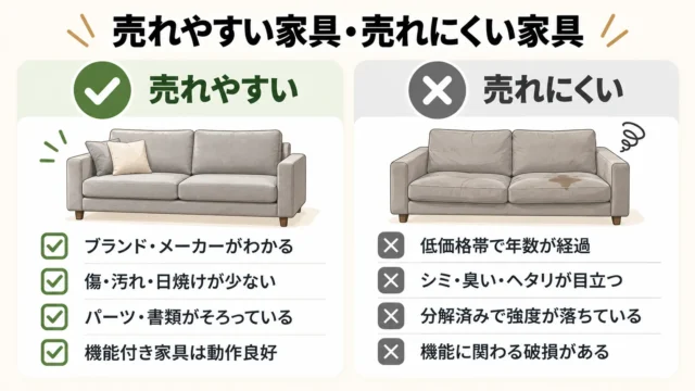 売れにくい・値段がつきにくいケース