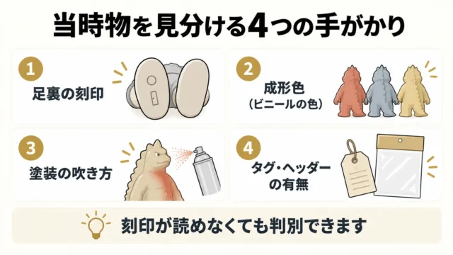 記名の前に確認したい「当時物かどうか」の見分け方