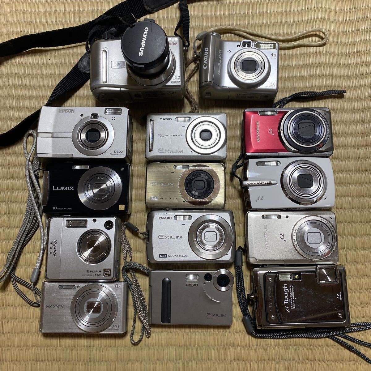 コンパクトデジタルカメラ 14台 まとめ売り