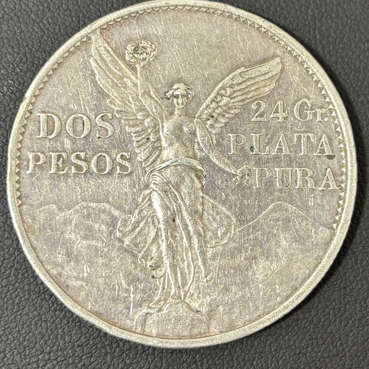 メキシコ 1921年 2ペソ銀貨 独立100周年記念硬貨