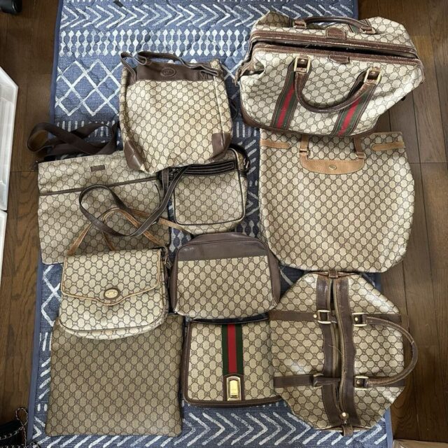 GUCCI グッチ 10点まとめ売り GGスプリーム バッグセット