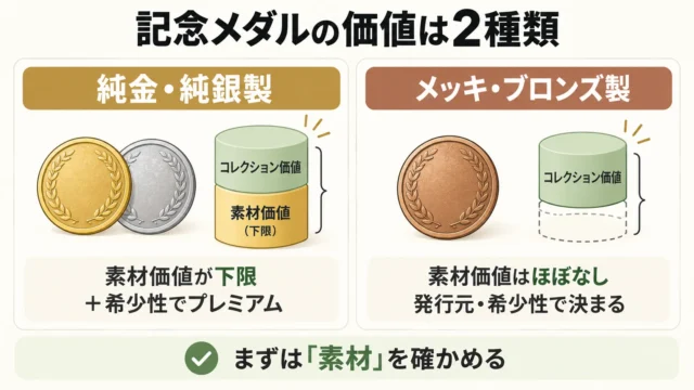 古い記念メダルは売れる？結論は「素材」と「発行元」で決まる