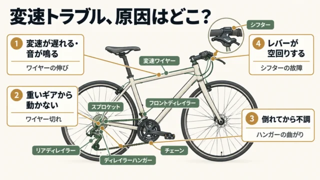 変速できない主な原因｜症状から見当をつける方法