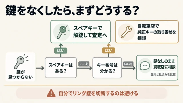 リング錠の鍵を紛失したときの選択肢|作り直すか、そのまま相談するか