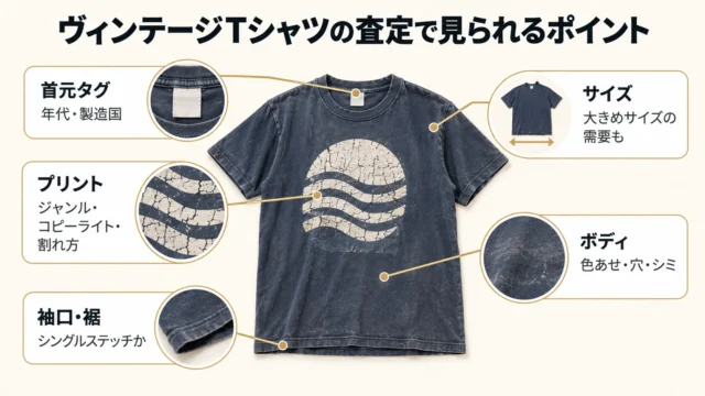 プリント割れ以外に査定で見られる5つのポイント