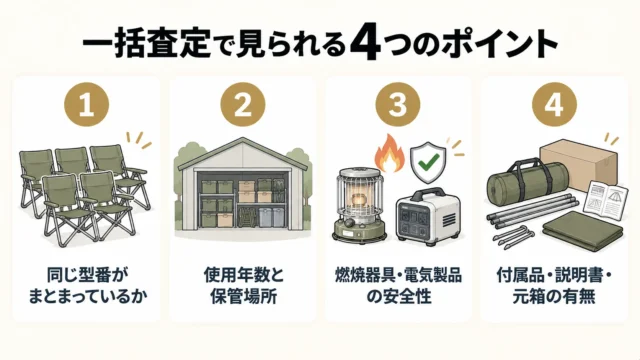 一括査定で評価が分かれる4つのポイント