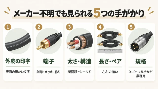 メーカー不明でも価値が分かる理由｜査定で確認される5つの手がかり