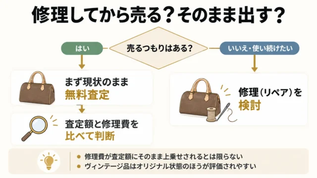 修理してから売るべきか？