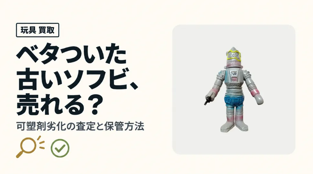 ベタつきが出た古いソフビは売れる?可塑剤劣化の買取査定と保管方法