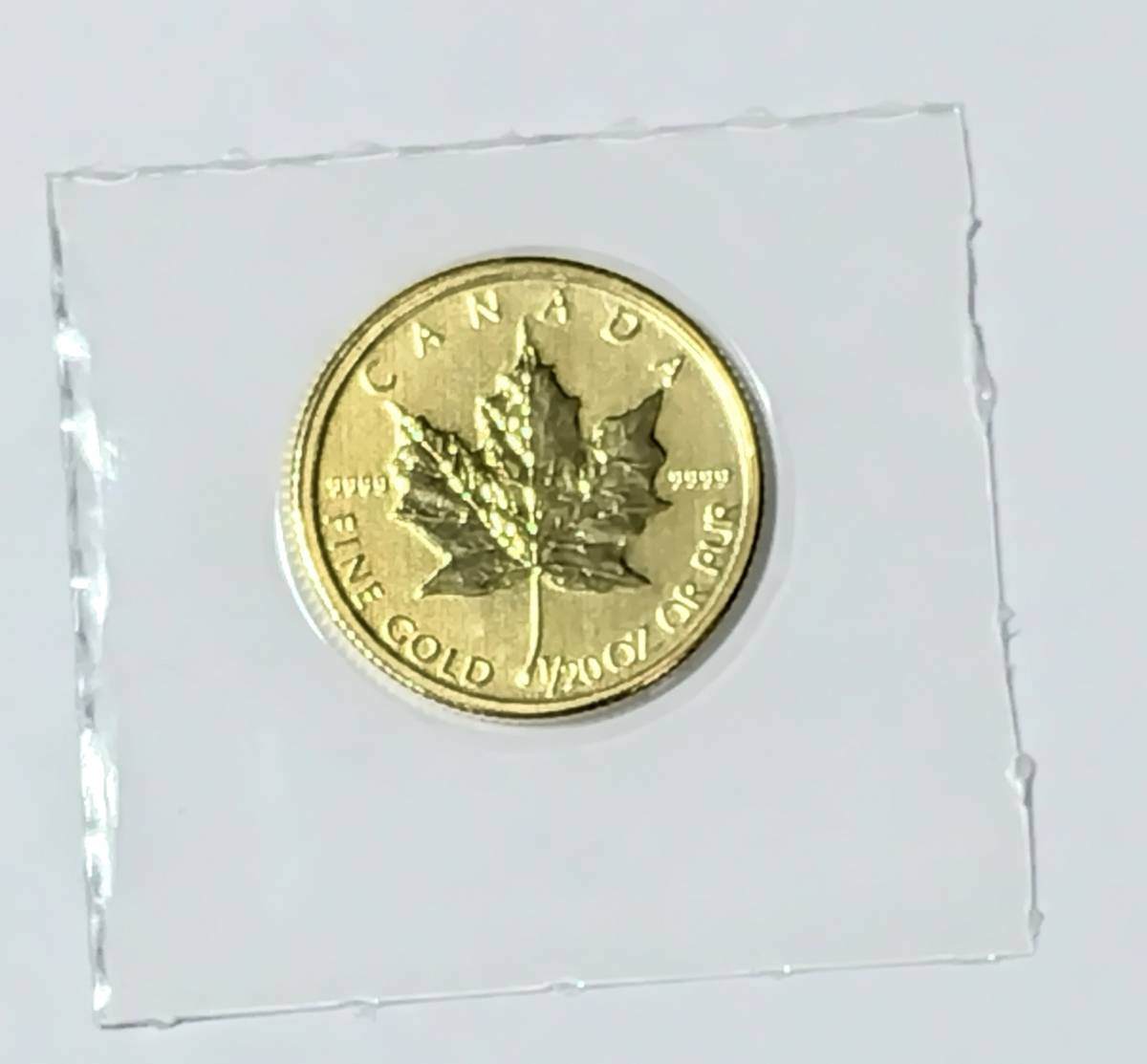 カナダ メイプルリーフ金貨 1/20オンス K24 純金