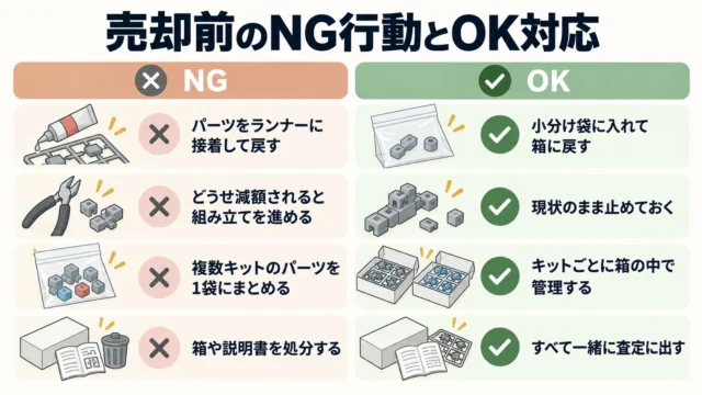 売却前にやってはいけないこと