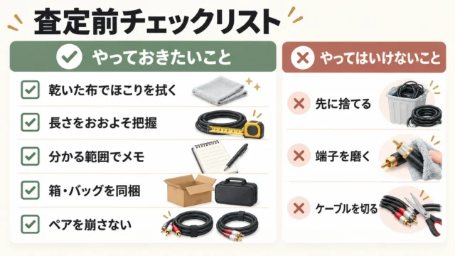査定前にやってはいけないこと・やっておきたいこと