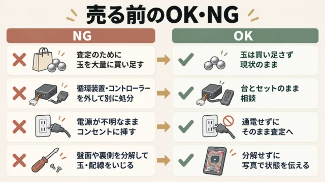 売る前に避けたいこと