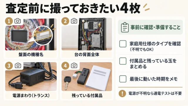 査定に出す前に確認・準備しておきたいこと