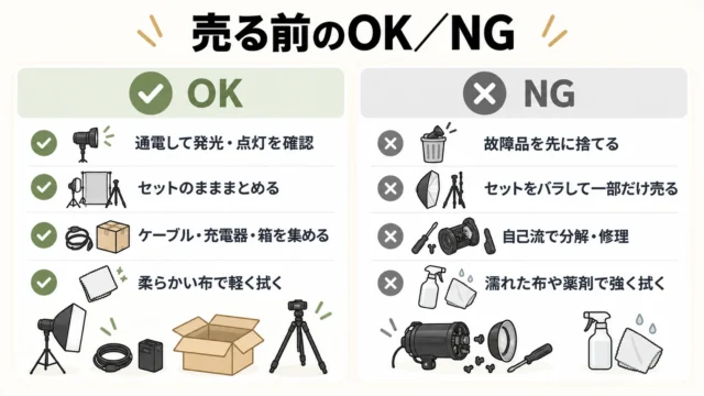 売却前に確認すること・やってはいけないこと