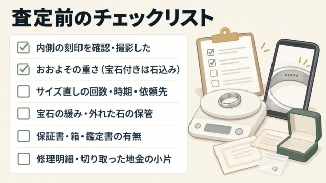 査定前に確認しておきたいチェックポイント