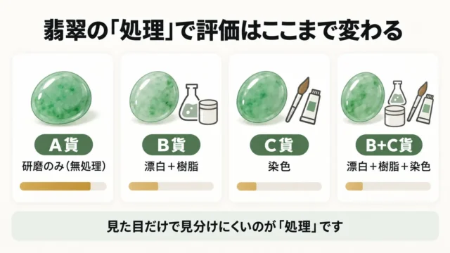 処理：A貨・B貨・C貨で評価は大きく変わる