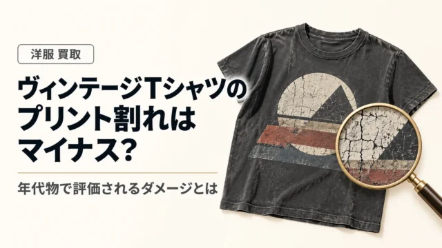 ヴィンテージTシャツのプリント割れはマイナス？年代物で評価されるダメージとは