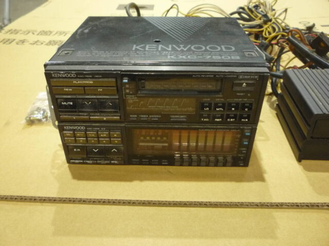KENWOOD KXC-7508 カーオーディオ カセットデッキ パワーアンプ