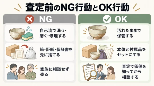 査定前にやってはいけないこと