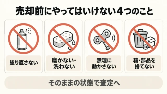 売却を考えているなら、やってはいけないこと