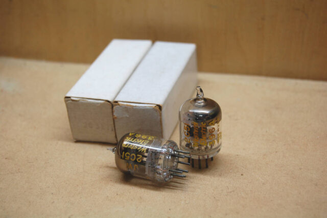 Western Electric JW2C51/396A 真空管ペア 軍用箱入り